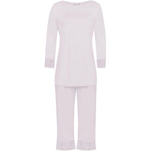 Hanro 3/4 Arm Pyjama Damen Jersey, rosa