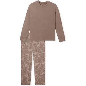 Schiesser Pyjama Damen Jersey bedruckt, nude