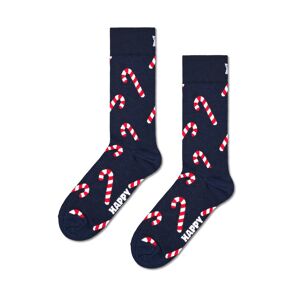 Happy Socks Mittelhohe Socken mit Zuckerstangen-Motiv - Marine - Size: 46