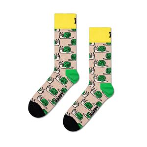 Happy Socks Socken mit Schnecken-Motiv - Beige - Size: 46