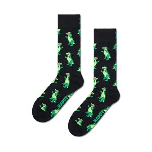 Happy Socks Socken mit Dinosaurier-Motiven - Schwarz - Size: 46