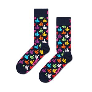 Happy Socks Socken mit farbigen Daumen-Motiven - Marine - Size: 51