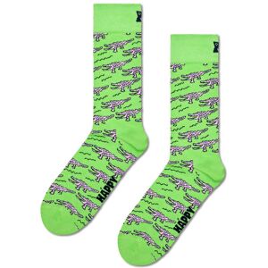 Happy Socks Socken mit Krokodil-Motiven - Apfelgrün - Size: 46