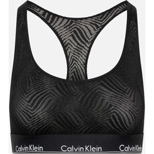 Calvin Klein Modern Semi-Sheer Stretch-Lace Unlined Bralette - L