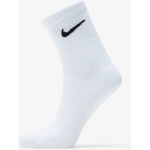 Nike Everyday Cush 3-Pack Crew Socks White/ Black - unisex - Size: M