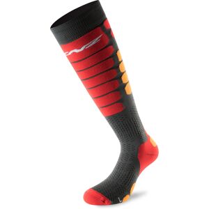 Lenz Skiing 5.0 Socken - Schwarz Rot - 39 40 41 - unisex