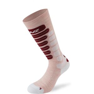 Lenz Skiing 2.0 Kinder Socken - Weiss Pink - 35 36 37 38 - unisex