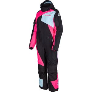 Klim Vailside Damen 1-Teiler Snowmobil Kombi - Schwarz Pink Blau - L - female