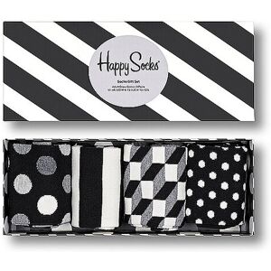 Happy Socks Damen Geschenkset 4-Er Pkg. Black&white 36-40 Black Schwarz   Damen   Xcbw09