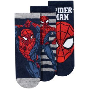 Name It Socken - NmmNetin Spider-Man - 3er-Pack - Dark Sapphire - Name It - 22/24 - Socken