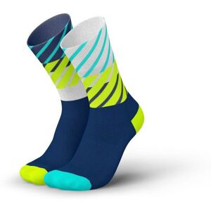 Incylence RUNNING DIAGONALS Laufsocken Navy Canary Gr. 35 - 38