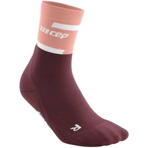 CEP THE RUN Mid Cut V4 Damen Laufsocke rose Gr. 34-37