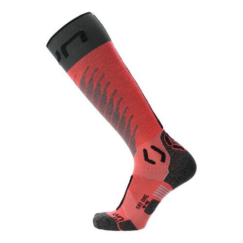 Uyn Ski ONE Merino Socks Pink, Damen Merino Socken, Größe 39 - 40 - Farbe Pink - Black
