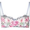 Fleur Du Mal Blumiger BH - Rosa 34DD/E/36D/38C/38D Female