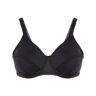 SieLei Glatter BH Bras Damen Schwarz Größe 04