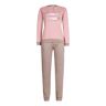 Linea Ambro Langer Damenpyjama Pyjama Damen Rosa Größe S