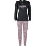 Stylosa Tierischer langer Pyjama für Damen Pyjama Damen Schwarz Größe L