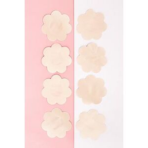 Brushworks Nude Satin Nipple Covers - 4 Pairs  nude One Size Female