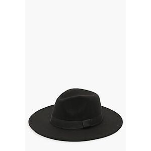 Tape Detail Fedora Hat    Female