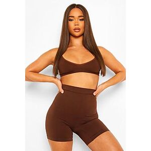 High Waist Control Short  chocolate XL Female