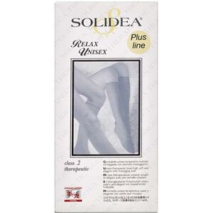 Solidea Relax Unisex PlusLine Åben Sort Large Medicinsk udstyr 1 stk