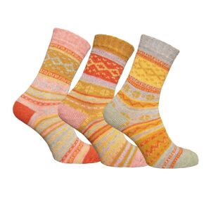 Simply Essentials Womens/Ladies Alpaca Wool Blend Nordic Socks (Pack Of 3)