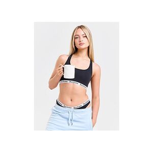 JUICY COUTURE Cotton Logo Bralette, Black