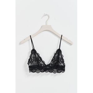 Gina Tricot - Lace bralette - Bh-er- Black - XS - Female  Female Black