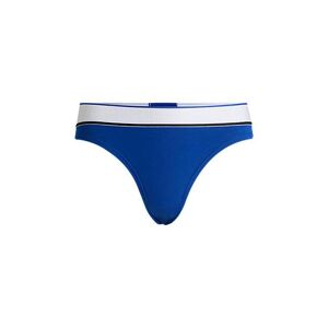 HUGO Stretch-cotton thong briefs with logo waistband