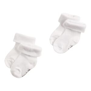 Noppies Unisex Baby U Beef Set of 2 Socks, White, 3-6 Months