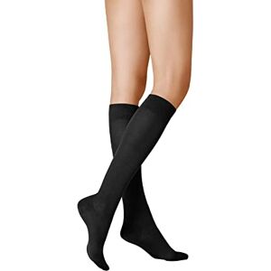 KUNERT Women's Knee-High Socks, Black (Black 0070), 7.5