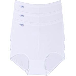 Sloggi Women's Maxi Briefs, Basic + Premium Comfort Knickers, Pack of 3 (Basic Plus Maxi 3p) White, size: 56