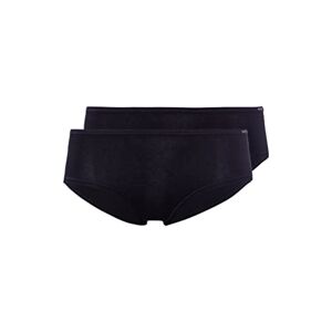 Skiny Women's Advantage Cotton Panties Pack of 2 (Advantage Cotton Panty 2er Pack) Black (BLACK 7665) Plain, size: 40