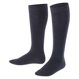FALKE Boy's Comfort Wool Plain Knee-High Socks, Blue (Darkmarine 6170), 6 (Manufacturer size: 23-24)