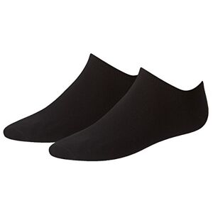 Tommy Hilfiger men's Th Men Sneaker trainer socks pack of 2 (Th Men Sneaker 2p) Black (Black 200), size: 43/46 (43-46)