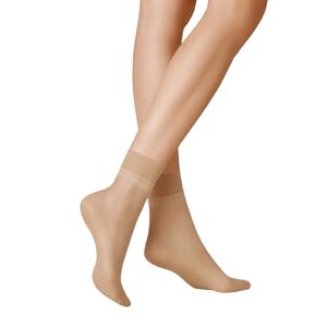 KUNERT Women's 152000 Mystique 20 Calf Socks, Beige (Teint 3520), 6/8 (Manufacturer size: 39-42)