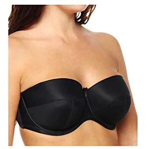 Panache Damen Trägerloser, BH, 5320 Strapless, GR. 70F (Herstellergröße: 32F), Schwarz (Black)