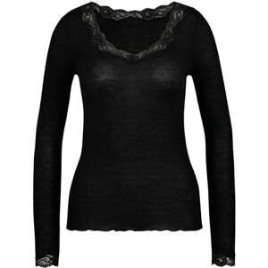 CALIDA Richesse Lace Langarm-Shirt aus Wolle & Seide Damen