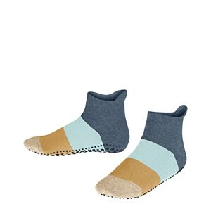 FALKE Unisex Children's Colour Block House Socks, Breathable, Sustainable Cotton, Non-Slip Nubs on the Sole, Comfortable with Plush Skin-friendly, Flat Seam Against Pressure, Pair of 1