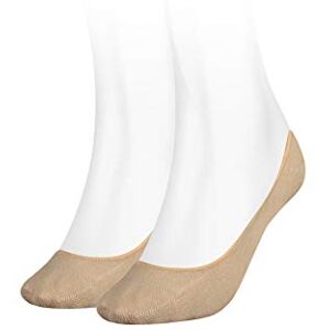 Tommy Hilfiger Women's Footie Invisble 2P Ankle Socks, Beige (Nomad), Size 35