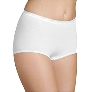 Sloggi Women's Maxi Briefs, Basic + Premium Comfort Knickers, Pack of 3 (Basic Plus Maxi 3p) White, size: 44