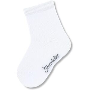 Sterntaler Baby Girls Söckchen uni Calf Socks, White (weiß 500), 6-8.5 (Manufacturer size: 26)