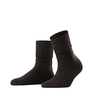 FALKE Damen Socken Striggings Rib W SO Wolle einfarbig 1 Paar, Grau (Anthracite Melange 3089), 39-42