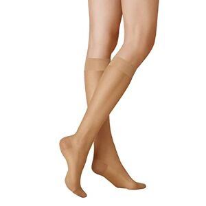 KUNERT Women's Matt Fine 20 DEN Knee-High Socks Beige 2.5/5