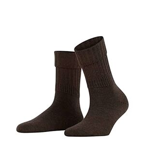 FALKE Damen Socken Striggings Rib W SO Wolle einfarbig 1 Paar, Braun (Dark Brown 5450), 39-42