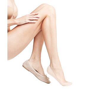 FALKE Women Seamless Step invisible/liner socks, 1 pair, UK size 7-8 (EU 41-42), Beige, polyamide mix No show/liner sock with non slip sole and very low cut