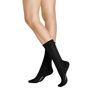 KUNERT Hudson Women's 015020 RELAX COTTON LIGHT Calf Socks, Black (Black 0005), 2.5/5 (Manufacturer size: 35/38)
