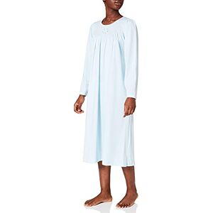 CALIDA Women's Nightshirt Soft Cotton 33000 Plain Nightie, Blue (Hellblau 700), UK 28 (Manufacturer size: XL = 52/54)