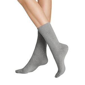 Hudson Women's Calf Socks, Silver (Silber 0502), 2.5/5