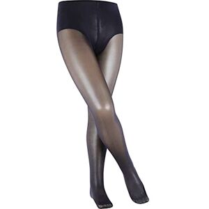 FALKE Tights Pure Matt, 30 Denier, Soft Material, Children, Skin Colour, White, Many Other Colours, Reinforced Children's Tights without Pattern, not Opaque, Plain and Thin, Pack of 1 (Pure Matt 30 Den K Ti) Blue (Marine 6179) Plain transparent, size: 122